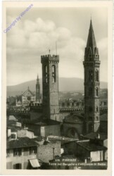 Firenze (Florenz), Torre del Bargello e Campanile di Badia