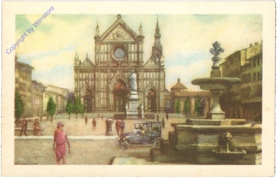 Firenze (Florenz), Piazza e Chiesa di S. Croce