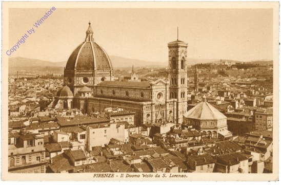 Firenze (Florenz), Il Duomo visto da S. Lorenzo