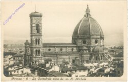 Firenze (Florenz), La Cattedrale vista da or. S. Michele