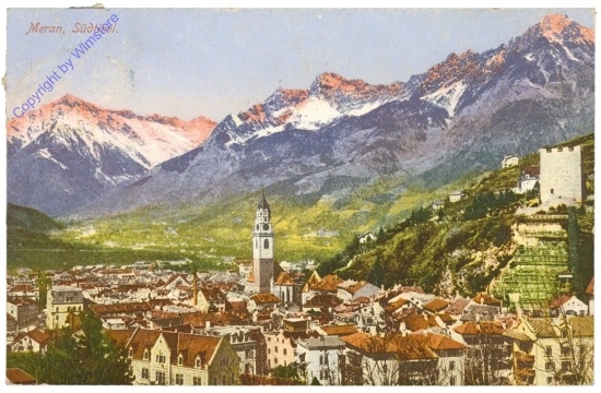 Merano (Meran), Ortsansicht