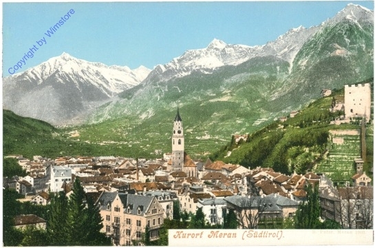 Merano (Meran), Ortsansicht