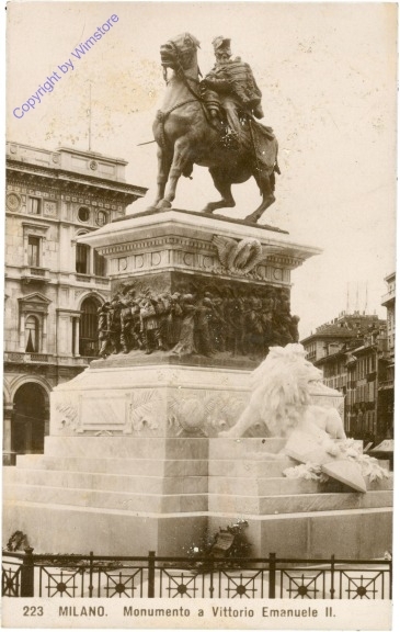 ak205692 Milano (Mailand), Monumento a Vittorio Emanuele II