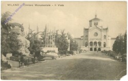 Milano (Mailand), Cimitero Monumentale, Il Viale