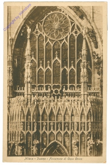 ak205701 Milano (Mailand), Duomo, Finestrone di Capo Croce