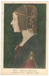 Milano (Mailand), Biblioteca Ambrosiana, Beatrice d'Este, da Vinci