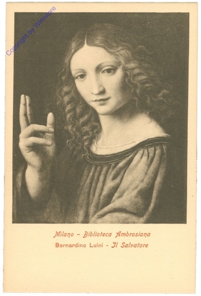 ak205737 Milano (Mailand), Biblioteca Ambrosiana, Il Salvatore, Luini