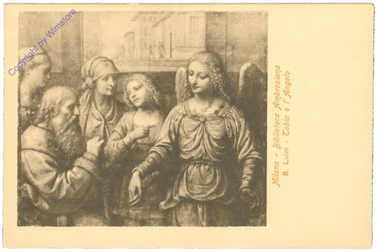 ak205738 Milano (Mailand), Biblioteca Ambrosiana, Tobia e l'Angelo, Luini