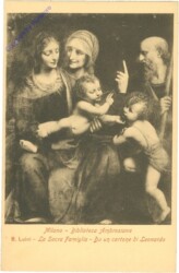 Milano (Mailand), Biblioteca Ambrosiana, La Sacra Famiglia, Luini