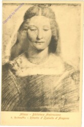 Milano (Mailand), Biblioteca Ambrosiana, Ritratto d'Isabella d'Aragona, Boltraffio