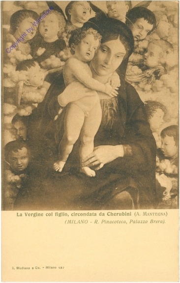 ak205751 Milano (Mailand), R. Pinacoteca, La Vergine col figlio