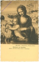 Milano (Mailand), R. Pinacoteca, Madonna col bambino