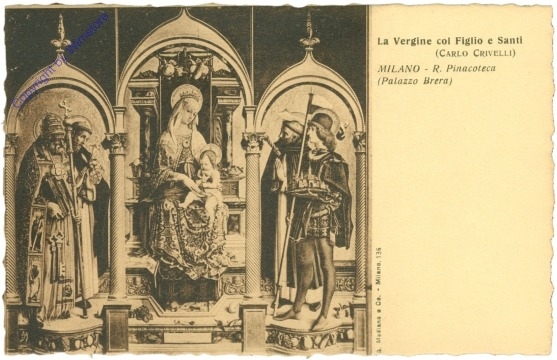 ak205753 Milano (Mailand), R. Pinacoteca, La Vergine col bambino