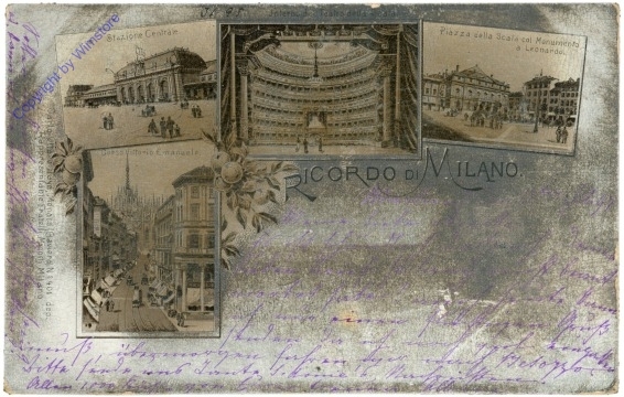 ak205759 Milano (Mailand), Multiansicht