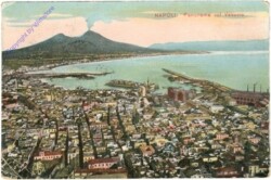 Napoli (Neapel), Panorama col Vesuvio