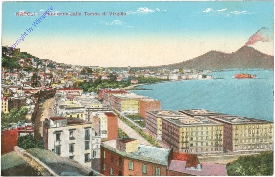 Napoli (Neapel), Panorama dalla Tomba di Virgilio