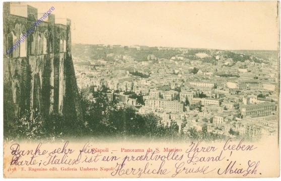 Napoli (Neapel), Panorama da S. Martino