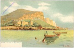 ak205817 Palermo, Villa Igiea con Monte Pellegrino