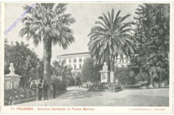 Palermo, Giardino Garibaldi in Piazza Marina