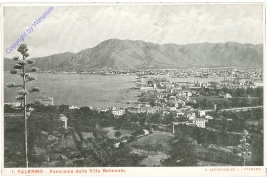 ak205834 Palermo, Panorama dalla Villa Belmonte