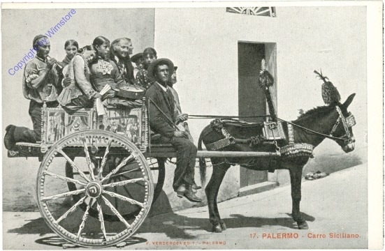 ak205843 Palermo, Carro Siciliano