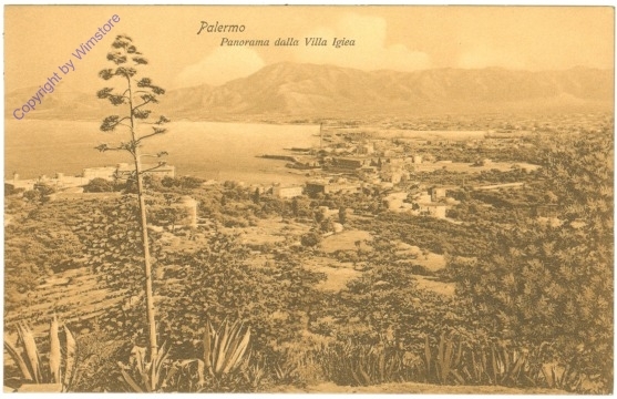 ak205859 Palermo, Panorama dalla Villa Igiea