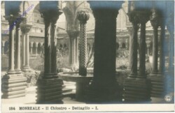 ak205870 Palermo, Il Chiostro, Dettaglio