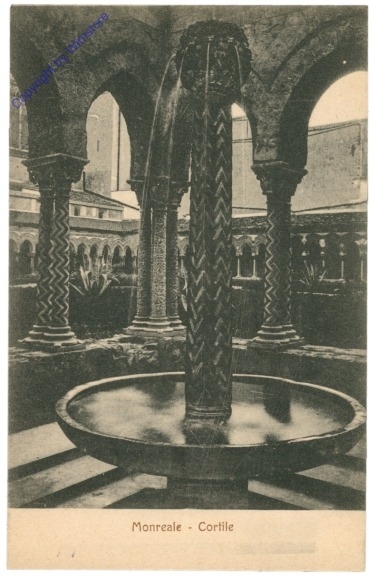 ak205873 Palermo, Monreale, Cortile