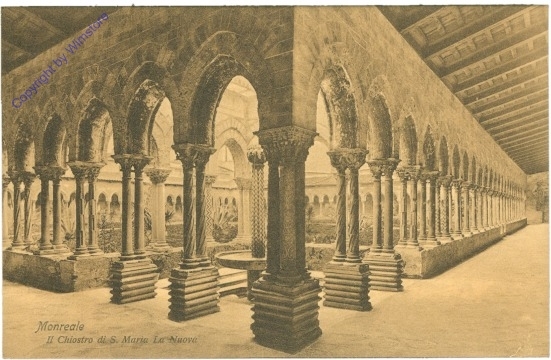 ak205876 Palermo, Monreale, Il Chiostro di S. Maria La Nuova