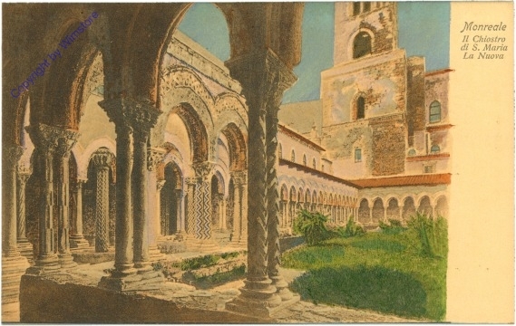 ak205879 Palermo, Monreale, Il Chiostro di S. Maria La Nuova
