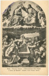 Roma (Rom), Pinacoteca Vaticana, L'Incoronazione della Vergine in basso