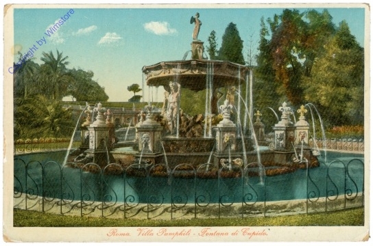 Roma (Rom), Villa Pamphili, Fontana di Cupido