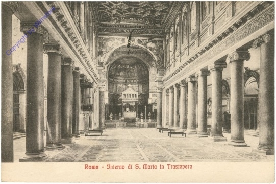 Roma (Rom), Interno di S. Maria in Trastevere