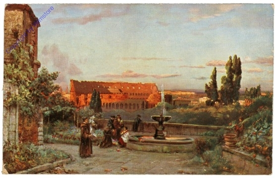 ak206002 Roma (Rom), Blick vom Kloster St. Bonaventura au sauf das Kolosseum