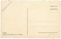 Roma (Rom), Interno della Basilica di S. Pietro