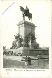 Roma (Rom), Monumento a Garibaldi sul Giannicolo