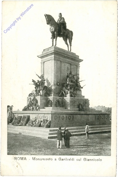 Roma (Rom), Monumento a Garibaldi sul Giannicolo