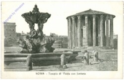 Roma (Rom), Tempio di Vesta con fontana