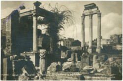 Roma (Rom), Casa delle Vestali e Tempio di Castore e Polluce