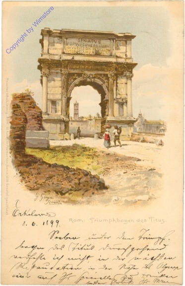 Roma (Rom), Triumphbogen des Titus