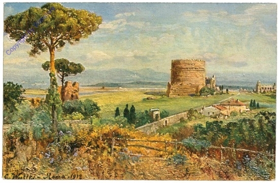 Roma (Rom), Grabmal der Caecilia Metella
