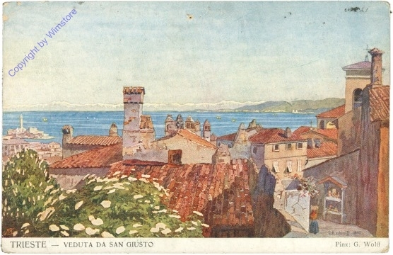 Trieste, Veduta da San Giusto