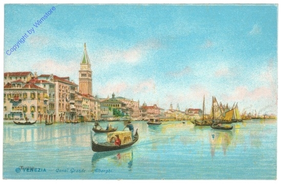 ak206093 Venezia (Venedig), Canal Grande, Alberghi