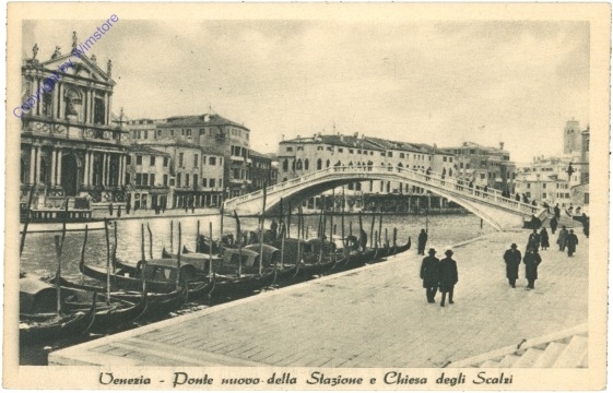 Venezia (Venedig), Ponte nuovo della stazione e Chiesa degli Scalzi