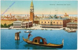Venezia (Venedig), Panorama dal mare