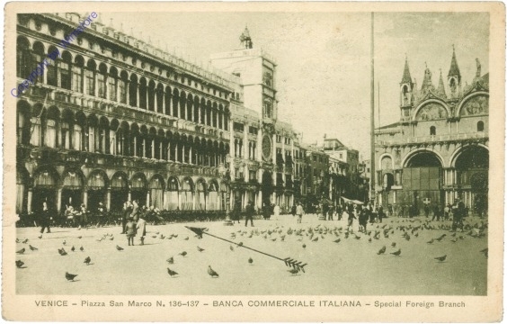Venezia (Venedig), Piazza S. Marco, Banca Commerciale Italiana