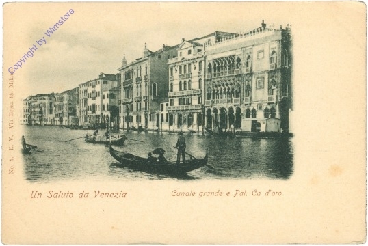 ak206208 Venezia (Venedig), Canale grande e Pal. Ca d'oro
