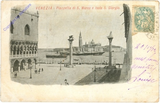 Venezia (Venedig), Piazzetta di S Marco e Isola S. Giorgio