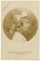 Erzherzogin Adelheid, das Töchterchen des Kaiserpaares