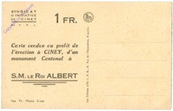 Albert I., Roi des Belges - Koning der Belgen